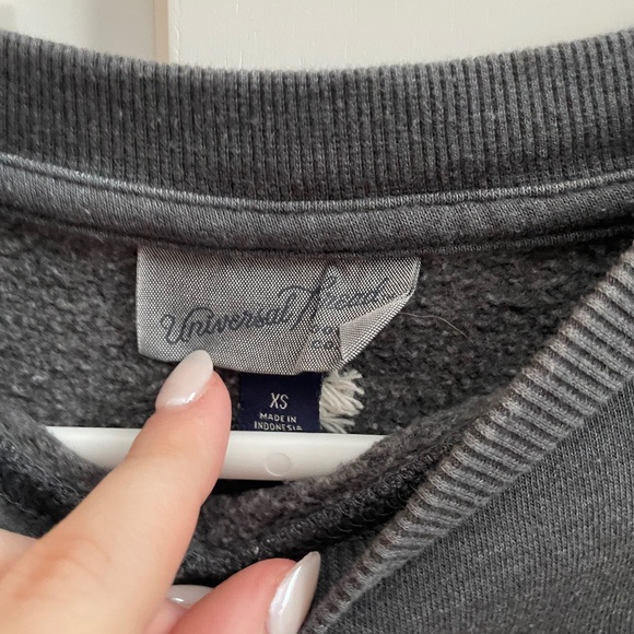 Extra Small Grey Universal Thread Crew - Picture 2 of 3